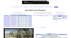Desktop Screenshot of discgolfstats.com